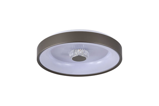 Searchlight Polka LED Flush Plafondlamp, Latte
