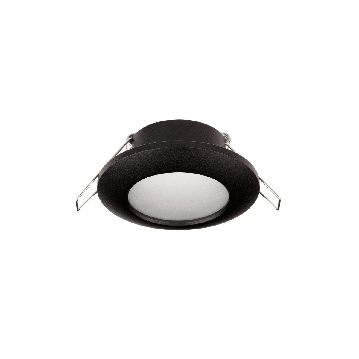 NovaLuce Inbouwspot IP44 Tex Zwart