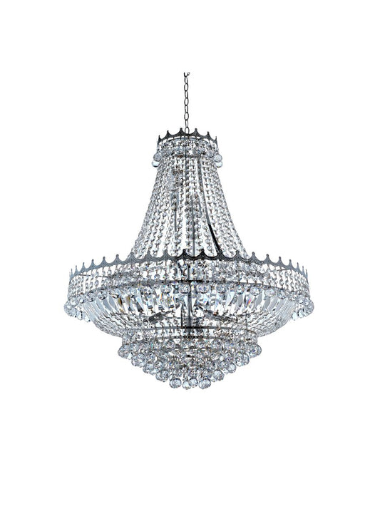 Searchlight Versailles 13Lt Kroonluchter Chroom Metaal & Kristal