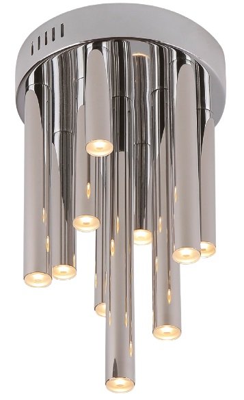 Maxlight C0117D Plafondlamp Organic Chroom Klein Dimbaar