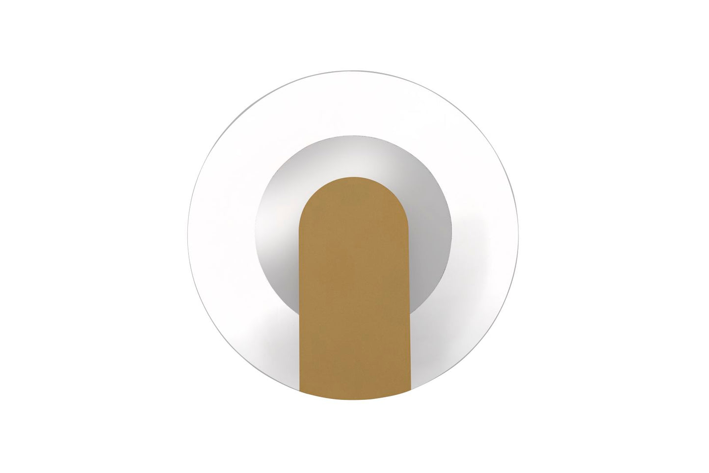 Searchlight Target LED Wandlamp, Sand Goud Metaal