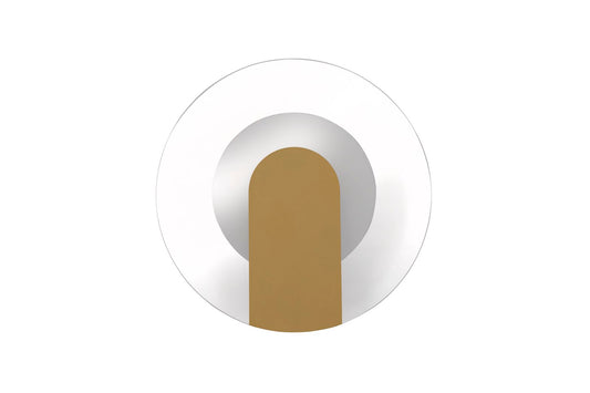 Searchlight Target LED Wandlamp, Sand Goud Metaal