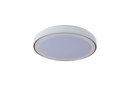 Searchlight Galactic Rond LED Flush Wit & Goud