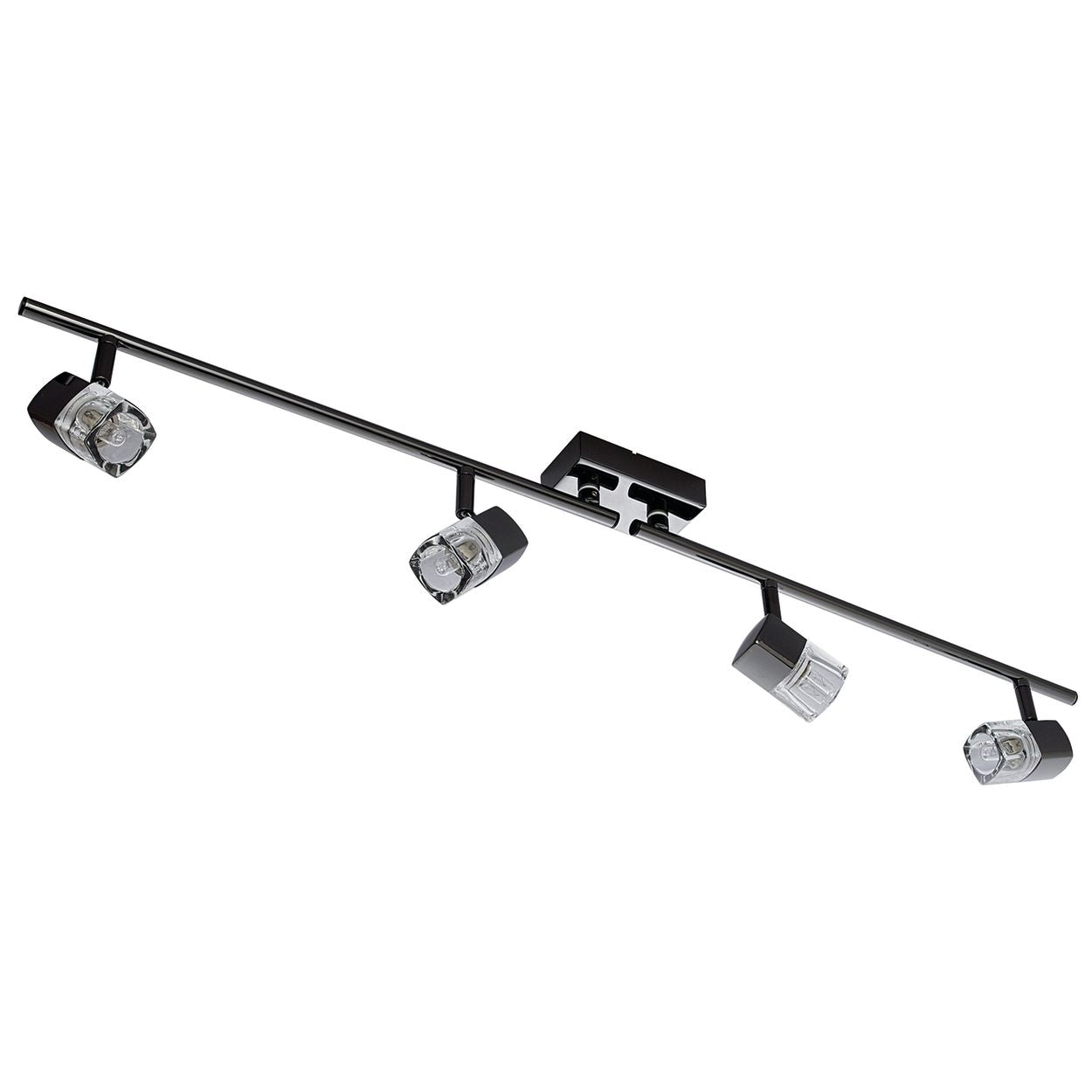 Searchlight Blocs 4Lt Split Bar Spot Chroom & Helder Glas