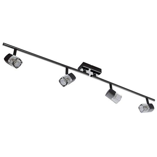 Searchlight Blocs 4Lt Split Bar Spot Chroom & Helder Glas