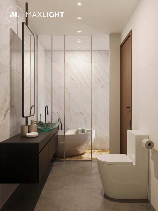Maxlight H0045 Recessed Aqua Ip65 Rond Chroom