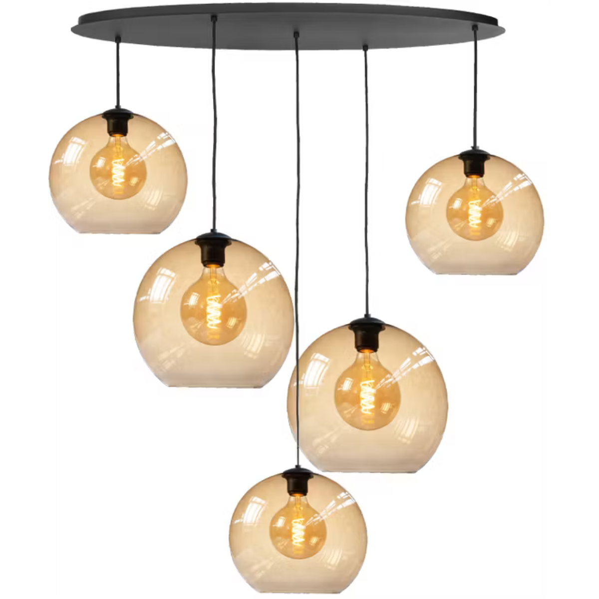 Highlight Hanglamp Bowl Amber 5L
