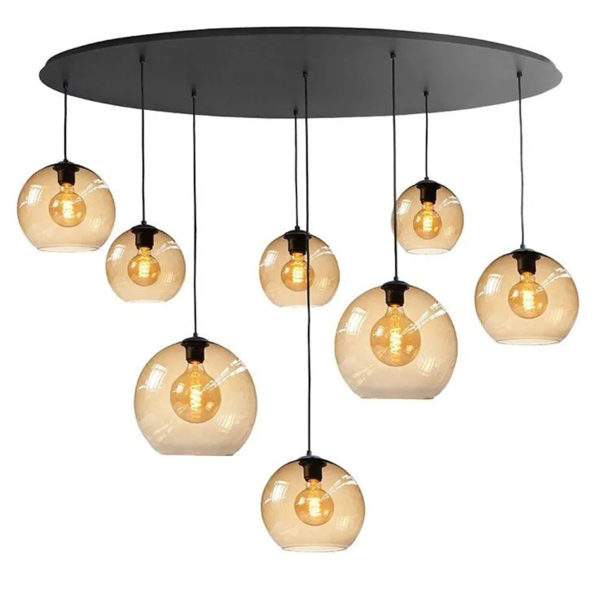 Highlight Hanglamp Bowl Amber 8L