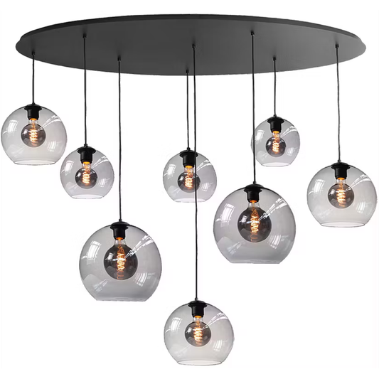 Highlight Hanglamp Bowl Zwart Smoke 8L