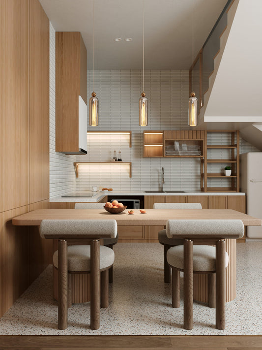 Maxlight P0510 Hanglamp Campanila Champagne Glas