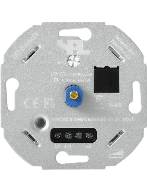 SPL Dimmer Switch Leading/Trailing edge LED 2-175W/halo-incandes. 10-350W
