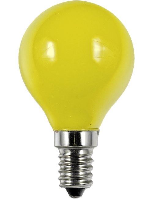 SPL LED E14 Fila Ball G45x75 230V 1W AC Yellow Non-Dim