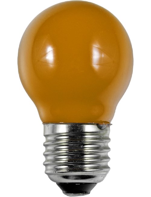 SPL LED E27 Fila Ball G45x75 230V 1W AC Orange Non-Dim