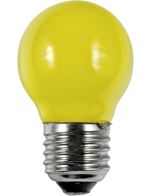 SPL LED E27 Fila Ball G45x75 230V 1W AC Yellow Non-Dim