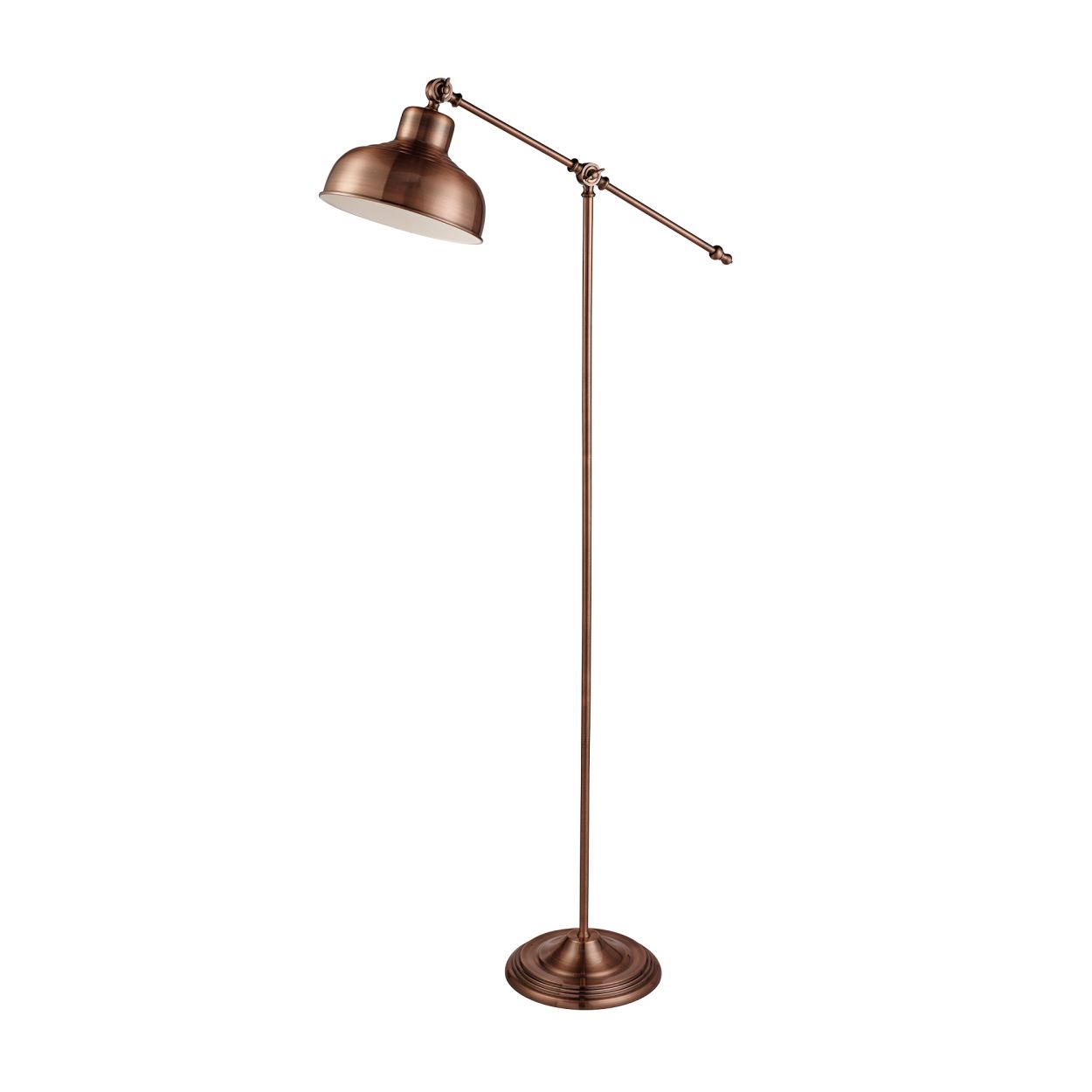 Searchlight Macbeth Vloerlamp Antique Koper Metaal