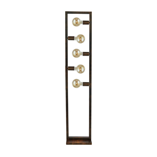 Searchlight Oblong 5Lt Vloerlamp Rustic Bruin Metaal