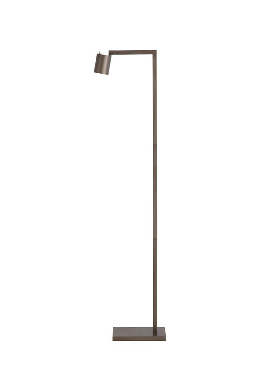 Searchlight Office 1Lt Vloerlamp, Latte Metaal