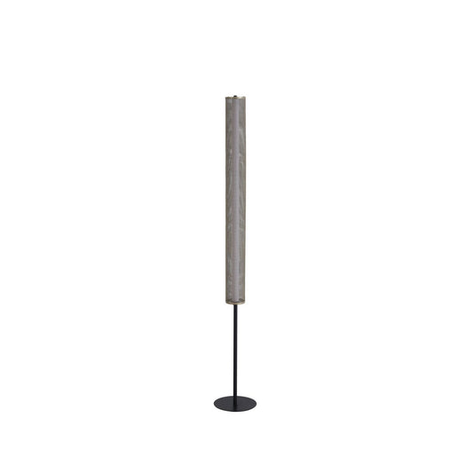 Searchlight Thread LED Vloerlamp, Goud Mesh and Mat Zwart Metaal
