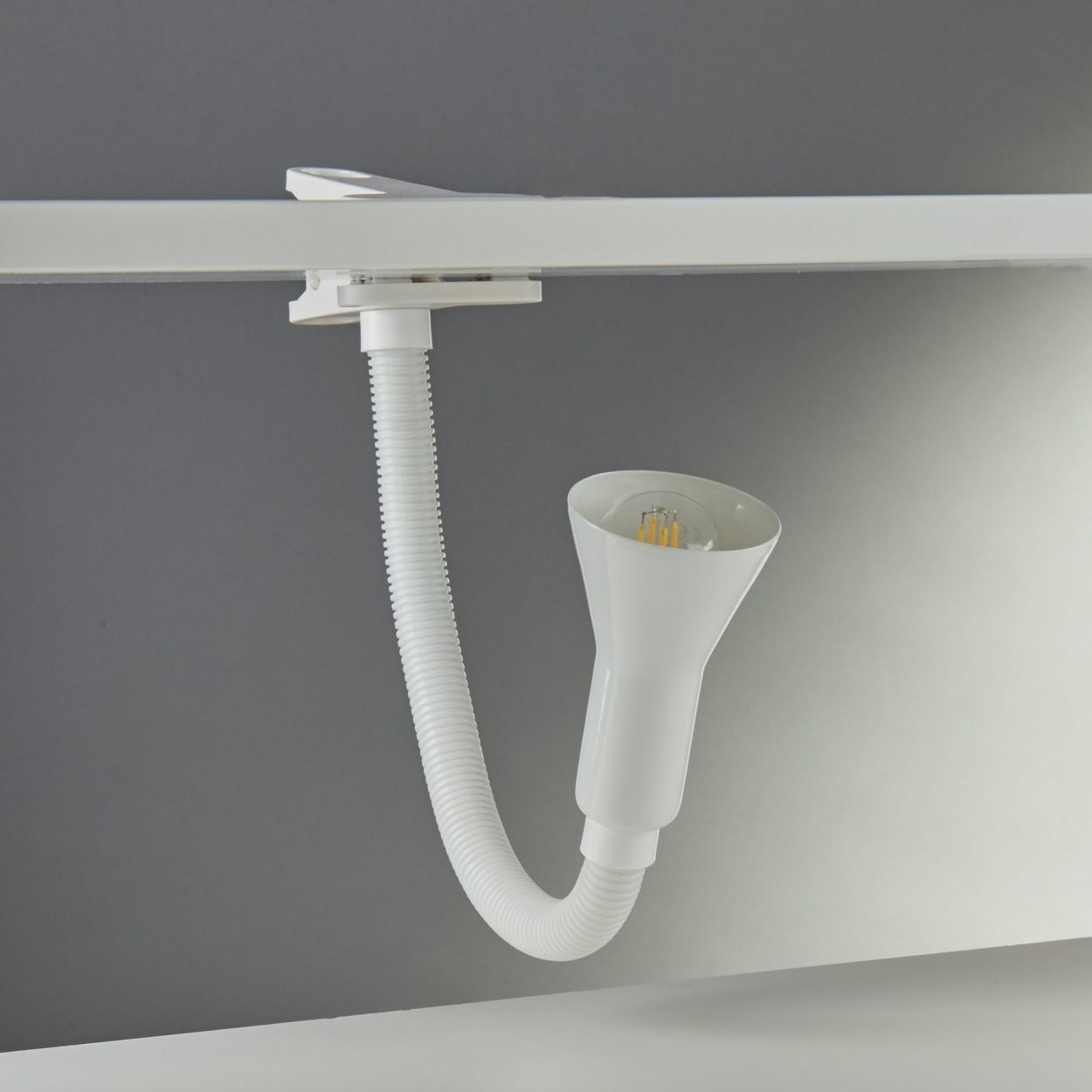 Searchlight Desk Partners Flex Clip Task Lamp Wit Metaal