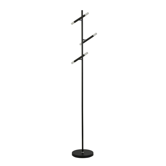 Searchlight Wands 3Lt LED Vloerlamp Zwart Metaal & Acryl