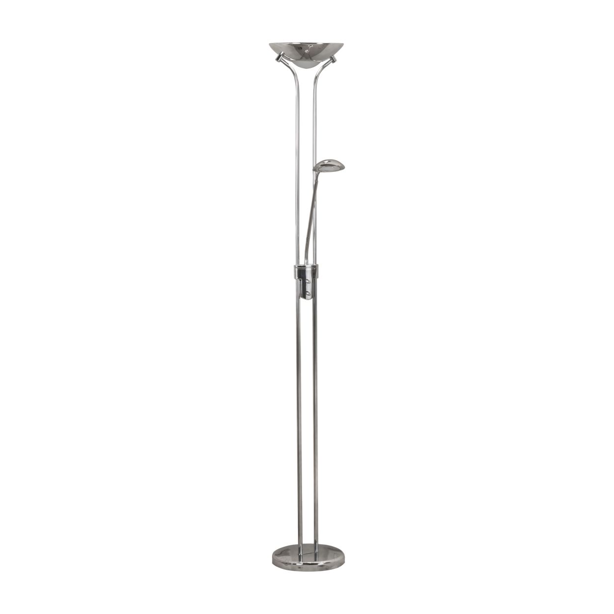 Searchlight Mother & Child Vloerlamp Chroom Metaal & Glas