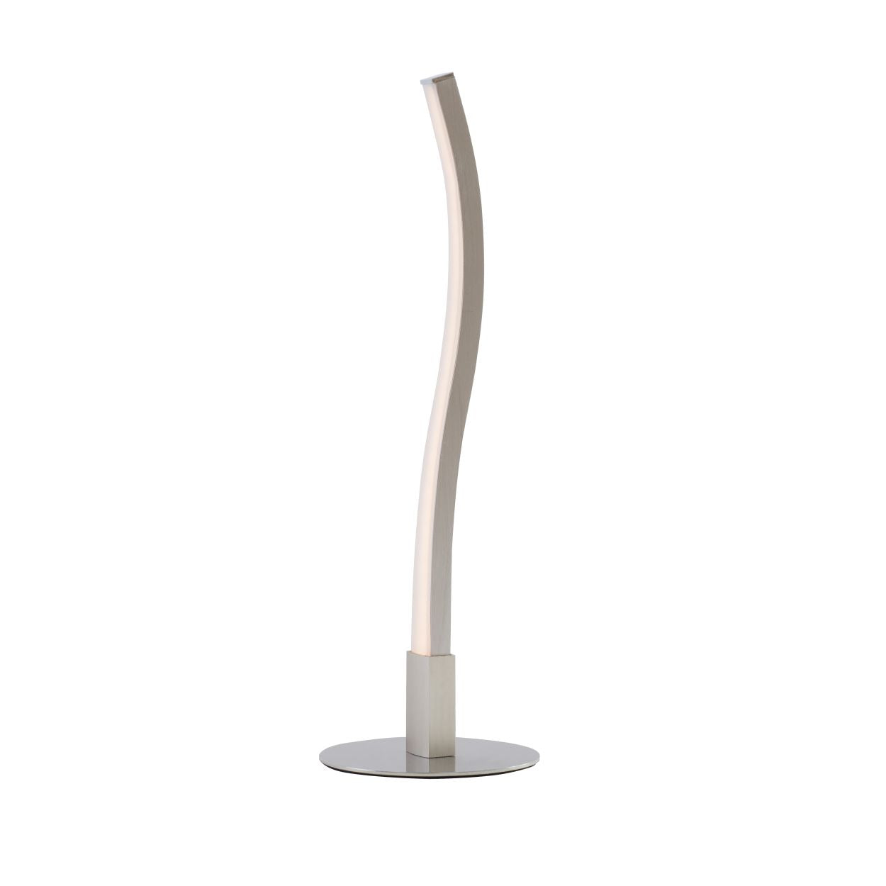 Searchlight Prime Tafellamp Satin Zilver Metaal