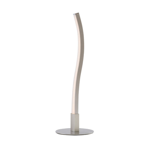 Searchlight Prime Tafellamp Satin Zilver Metaal