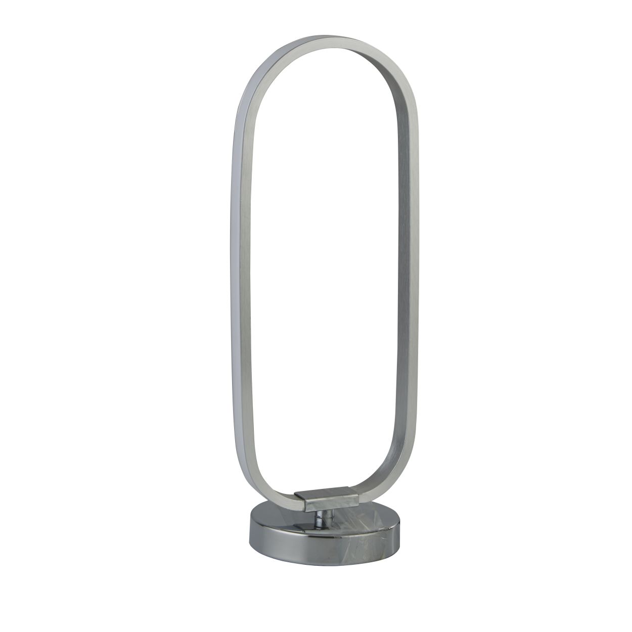 Searchlight Liner Tafellamp Chroom Metaal & Brushed Aluminium