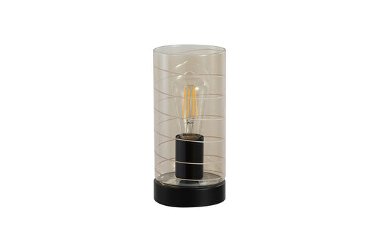 Searchlight Broughton 1Lt Tafellamp, Amber Glas