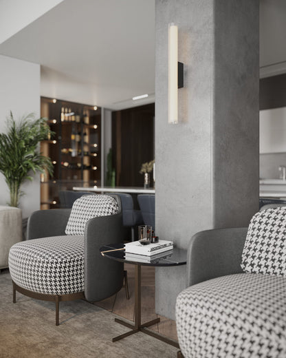 Maxlight W0365 Wandlamp Fayette 61Cm 12W Ip44 3000K Zwart