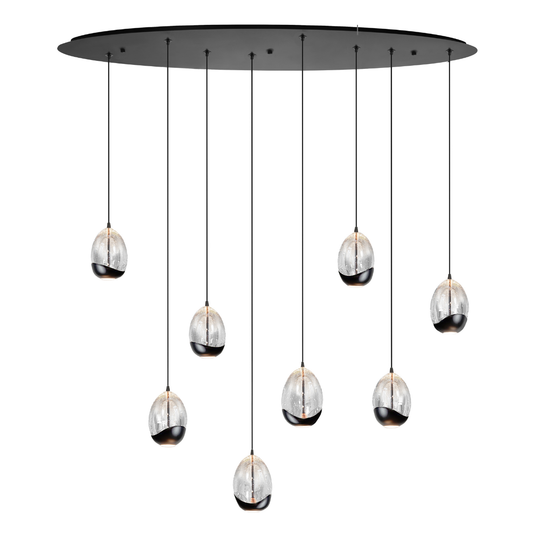 Highlight Hanglamp Clear Egg Ovaal 8L