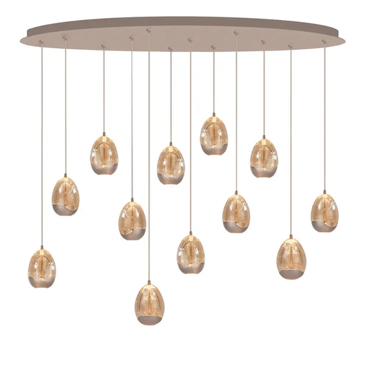 Highlight Hanglamp Champagne Egg Ovaal 12L