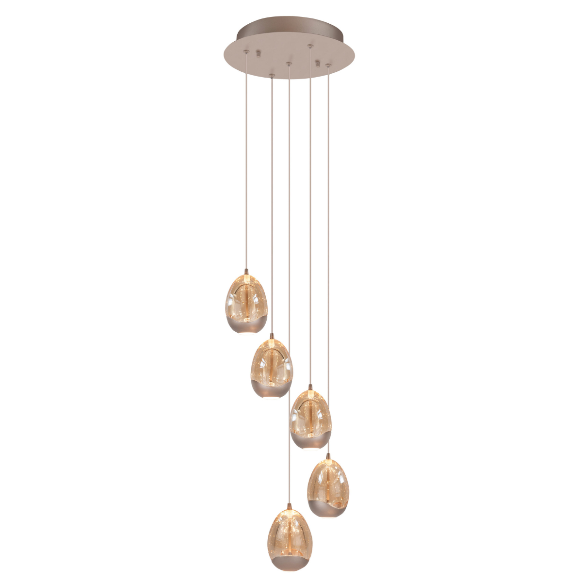 Highlight Hanglamp Champagne Rond 5L