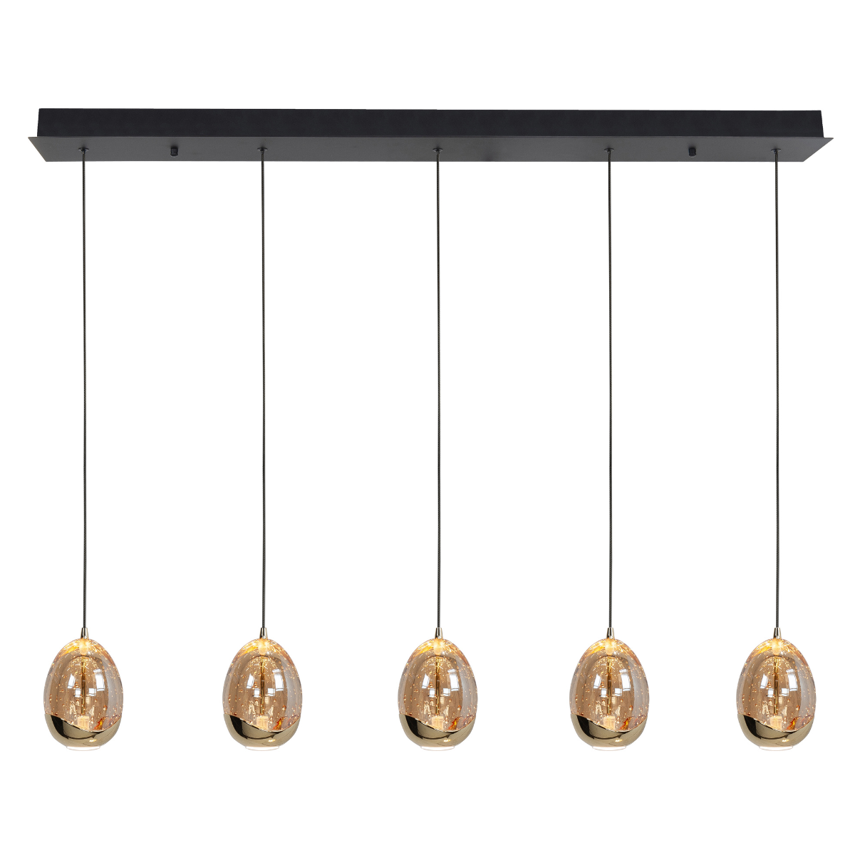 Highlight Hanglamp Golden Egg Recht 5L