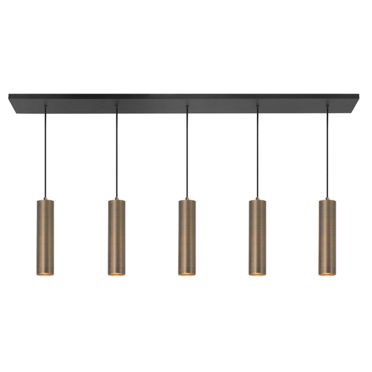 Highlight Hanglamp Perugia Brons Recht 5L