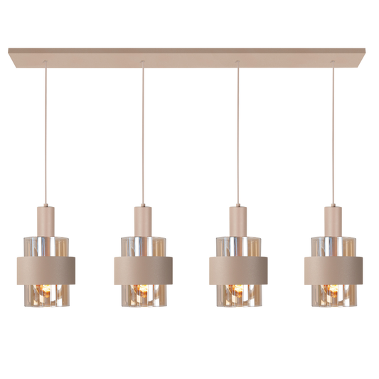 Highlight Hanglamp Marrone Zand Recht 4L