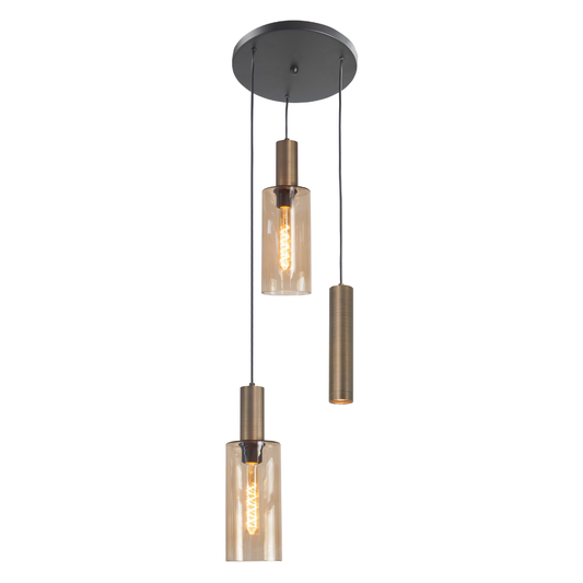Highlight Hanglamp Perugia Brons Rond 3L