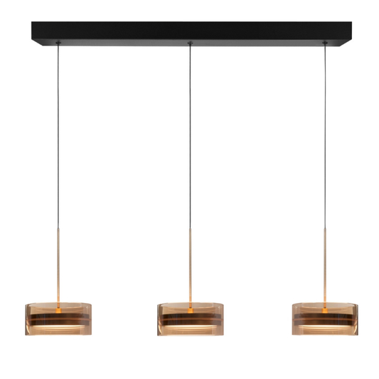 Highlight Hanglamp Enzo Brons Recht 3L