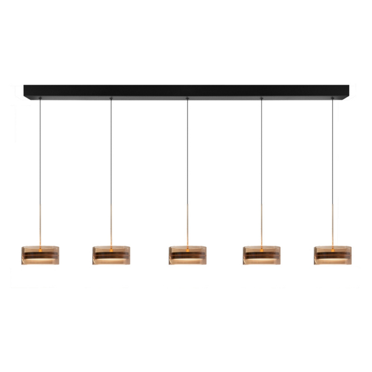 Highlight Hanglamp Mini Enzo Brons Recht 5L