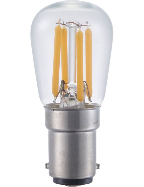 SPL LED Ba15d Fila Pygmy P26x56 230V 210Lm 3W 925 AC Clear Dim
