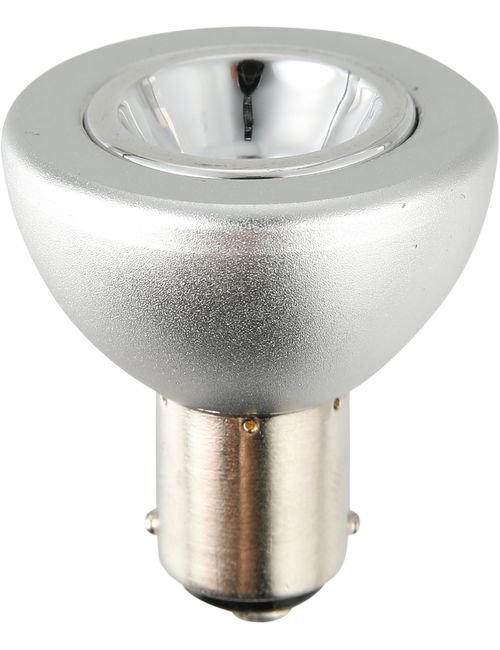 SPL LED Ba15d R37x42 12V 240Lm 5W 927 35° AC/DC Silver Dim