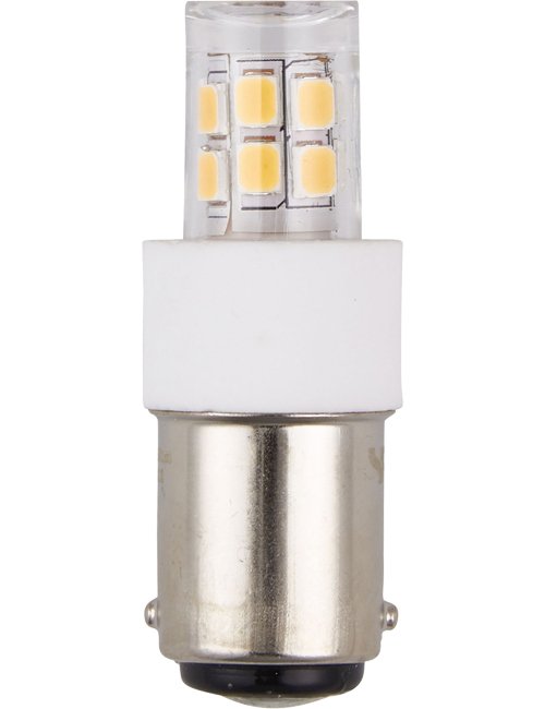 SPL LED Ba15d Tube T17x47 230V 255Lm 2.1W 827 AC Clear Non-Dim