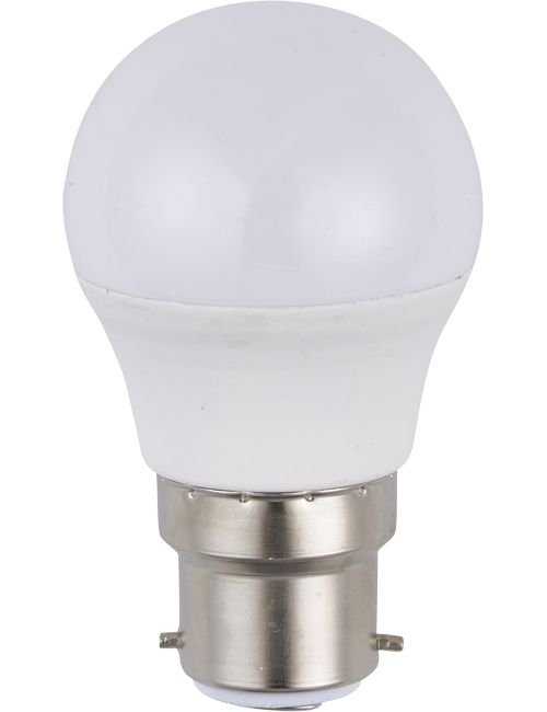 SPL LED Ba22d Ball G45x80 12-60V 250Lm 3W 830 160° DC Opal Non-Dim