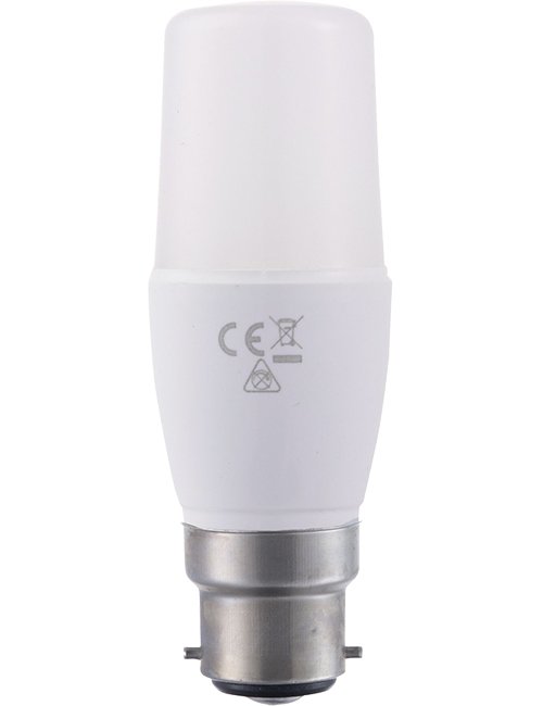 SPL LED Ba22d Stick T41x118 95-265V 810Lm 8W 830 270° AC/DC Opal Non-Dim