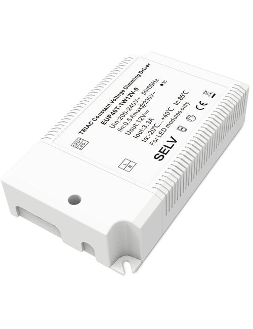 SPL LED driver 0-40W 12V 3300mA DC Phase-Cut CV