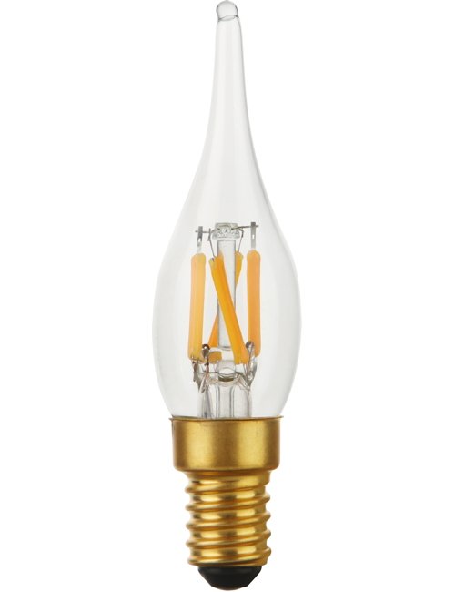 SPL LED E14 Fila Mini Tip Candle C23x95 230V 100Lm 1.8W 920 AC Clear Dim