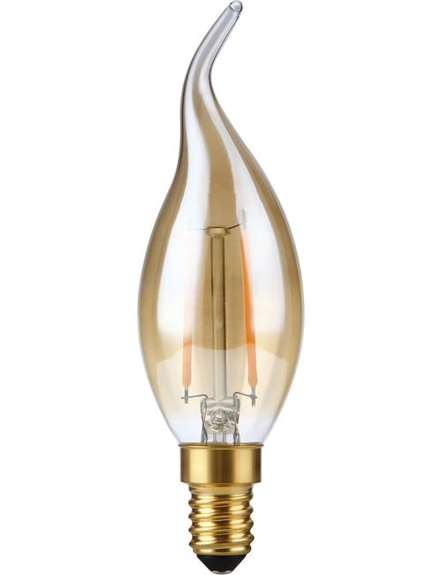 SPL LED E14 Fila Tip Candle C35x120 230V 140Lm 2W 922 AC Gold Dim