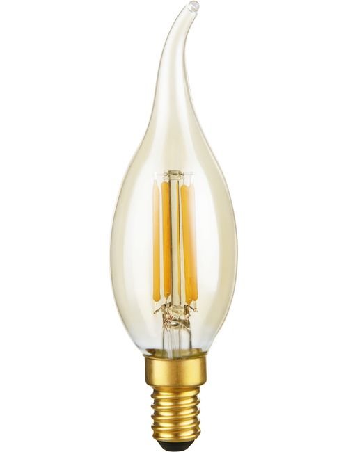 SPL LED E14 Fila Tip Candle C35x120 230V 300Lm 4W 922 AC Gold Dim