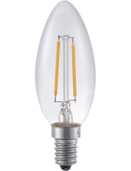 SPL LED E14 Fila Candle C35x97 230V 250Lm 2.8W 827 AC Clear Dim