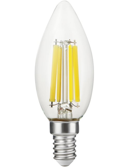 SPL LED E14 Fila Candle C35x100 230V 806Lm 7W 927 AC Clear Dim